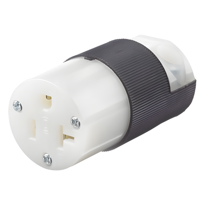 Conector Entrada Recta / 20 A / 125 V / 2 Polos 3 Hilos / NEMA 5-20R / Industrial-Comercial / 2.78 x 1.41 x 1.53 in