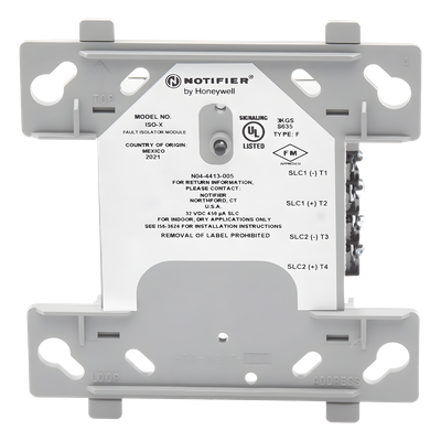 Módulo Aislante de Fallas / Lazo SLC Direccionable / Cortocircuito Cable a Cable / Alimentación por Lazo / Caja 4″ (10.16 cm)
