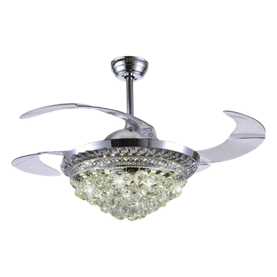 Ventilador de Techo con Luminario LED / 110 V CA 50/60 Hz / 88 W / 4500 lm / 3 Temperaturas de Color 2700-4000-6500 K / 1075 mm (3.5 ft) / 6 Velocidades / No Regulable