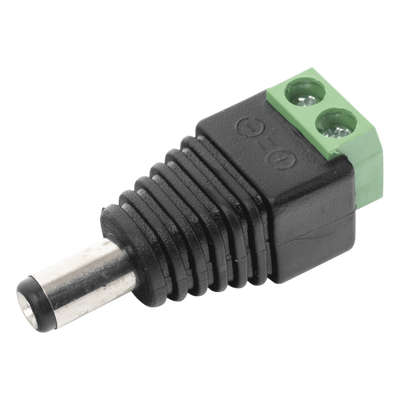 Adaptador de Alimentación DC / Conector Jack Macho 3.5 mm / Terminales de Tornillo / 12 Vcc Polarizado / Para CCTV