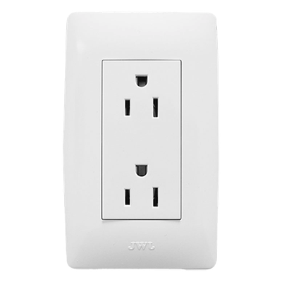 Toma de Corriente Dúplex / 127 V~60 Hz / 15 A / 1 Módulo Compacto / 2P+T / 40,000 Maniobras