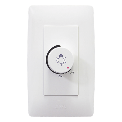 Dimmer Rotativo / 300 W / 127 V CA / Instalación en Muro / Blanco