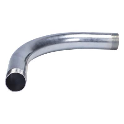 Codo 90° Galvanizado / 1/2″ (13 mm) / Pared Gruesa / Rosca NPT / Etiqueta Amarilla / Interior