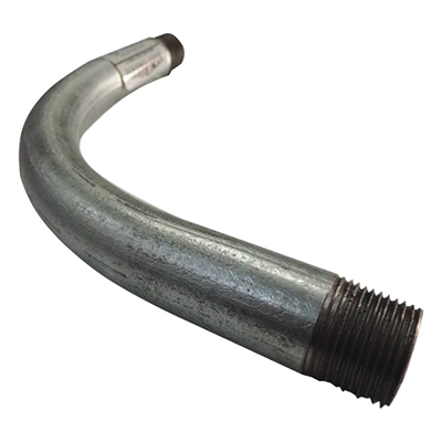 Codo Conduit Cédula 40 / 1″ (27 mm) / Acero Galvanizado / Recubrimiento Naranja / Rosca NPSM/NPT / Longitud 3.20 m (10.5 ft)