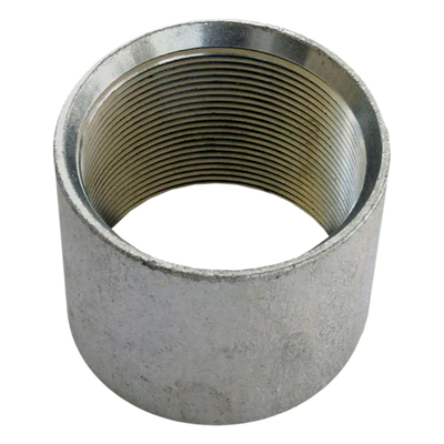 Cople para Pared Gruesa / 1 1/4″ / Acabado Liso / Resistente a Intemperie y Alta Temperatura / Rosca Cónica