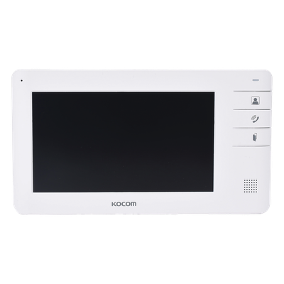 Monitor de Videoportero / 7 Pulgadas / 2 Frentes de Calle / Montaje en Superficie / 15 VCD
