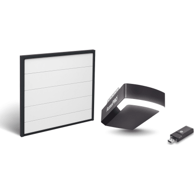 Kit Puerta de Garage 8×7 Pies (2.44 x 2.13 m) / Motor DC 1/2 HP / Insulada / Activación WiFi / Hasta 50 Controles / Lámina Calibre 26