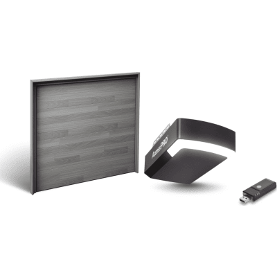 Kit Puerta de Garage 20×9 Pies / Insulada 43 mm / Motor FS1000M 1/2 HP / Interfaz WiFi ACCESSWIFI / Extensión de Riel / Incluye 3 Controles