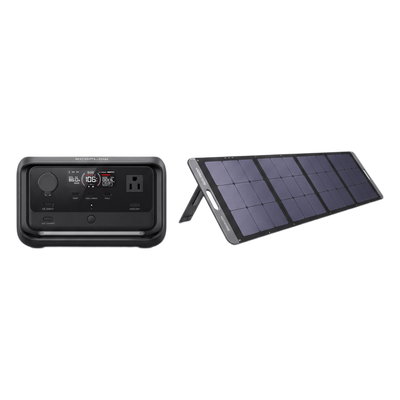 Estación de Energía Portátil / 600W AC / X-Boost 1200W / Batería LiFePO4 286Wh / Panel Solar 200W / UPS <10ms / IP67