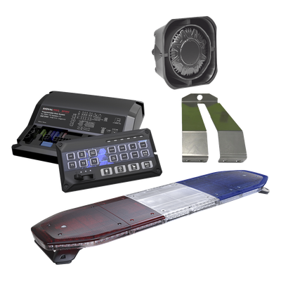 Kit de Torreta Luminosa / 48″ (1219 mm) / 216 LEDs RGB / Dual Color Programable / SAE Clase 1 / 12-24 VCD / IP54K