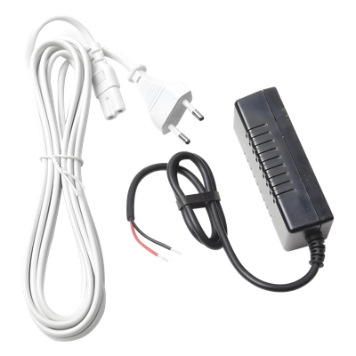 Adaptador de Corriente / Tipo Cargador de Pared / Salida a Conductores Pelados / Para Panel de Alarma