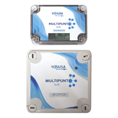 Kit Control Inalámbrico de Relés / Alcance 1 km (3280.8 ft) Linea de Vista / Multi-Punto 10 Dispositivos / Salida 16 A 250 VAC / Contacto Seco / Alimentación Solar Opcional