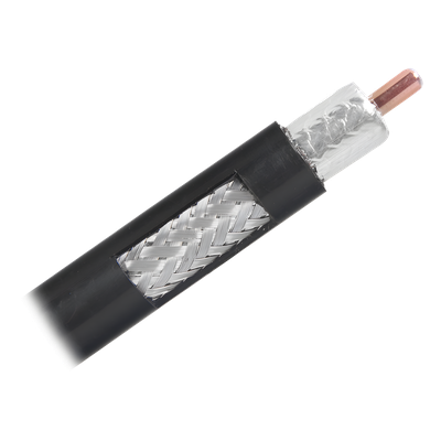 Cable Coaxial RF / 50 ohm / 1/2 pulgada / 14.99 mm OD / 87% velocidad / 1.7 dB@450MHz/30m / 1 m (3.28 ft)