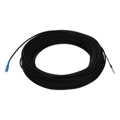Cable de Fibra Óptica Drop / G.657A2 / Monomodo Simplex / 100 m (328.08 pies) / SC/UPC-SC/UPC / LS0H / Interior-Exterior