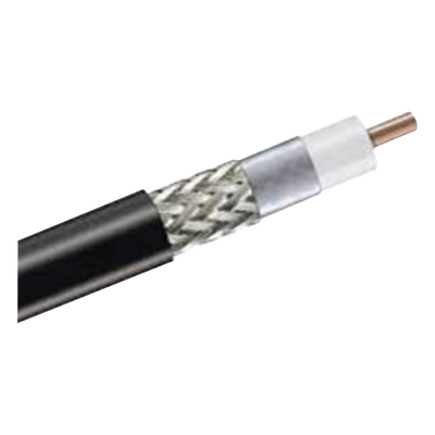Cable Coaxial RG-8 / 305 m (1000 ft) / 50 Ohms / Conductor CCS / Malla CCS / Resistente UV
