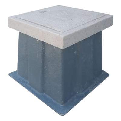 Registro para Alumbrado Público / 30 x 30 x 45 cm / Resistencia 3 Toneladas / Uso Peatonal / Impermeable / Anticorrosión