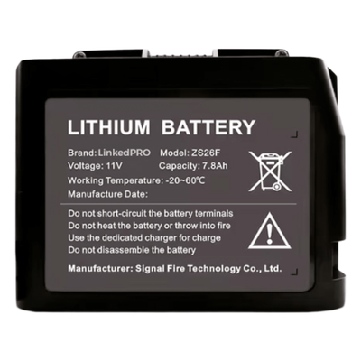 Batería de Repuesto / Li-Ion / 11V / 7800mAh / 85.8Wh / Compatible con Fusionadoras de Fibra Óptica