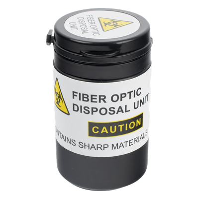 Bote para Deshechos de Fibra Óptica / 75 mm x 43 mm / PE / 80 ml / 2.95 x 1.69 in