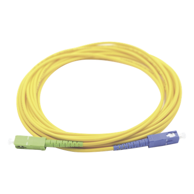 Jumper de Fibra Óptica / Monomodo OS1/OS2 / SC/UPC-SC/APC / Simplex / 3 m (9.84 ft) / PVC Amarillo