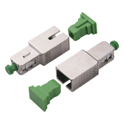 Atenuador Óptico Macho-Hembra / SC/APC / 15dB / Fibra Monomodo / 1310nm y 1550nm
