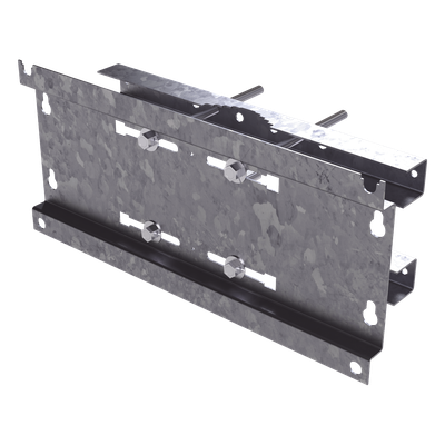 Herraje de Fijación / Montaje en Pared, Poste o Torre / Tornillos 250 mm / Compatible con Gabinete 9U