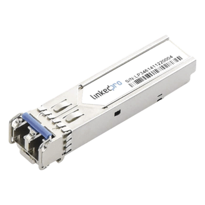 Transceptor Óptico SFP Industrial / Monomodo 1310 nm / 1.25 Gbps / 1000BASE-LX / LC/UPC Dúplex / DDM / Alcance 10 km (6.2 mi) / Rango -40 a 85°C
