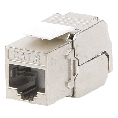 Módulo Jack Keystone / Cat6 Blindado STP / Toolless / RJ45 / 24-26 AWG / UL94-V0