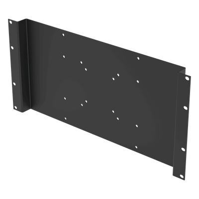 Montaje para Monitor / VESA 75×75 a 200×200 / Rack 19″ / 5U / Acero / Pintura Electrostática Negra