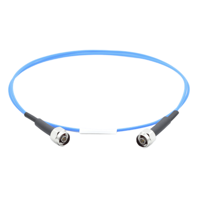 Jumper Coaxial / Ultra Flexible / Baja Pérdida / N-Macho a N-Macho / 60 cm / Hasta 11 GHz / -45°C a 80°C