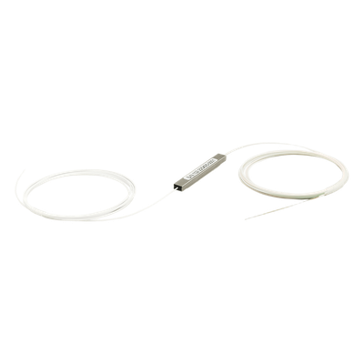 Divisor Óptico PLC / 1×2 (50/50) / Fusión sin Conectores / Longitud de Onda 1260-1650 nm / Pérdida de Inserción ≤ 3.9 dB / Temperatura -40 a 85°C (-40 a 185°F)