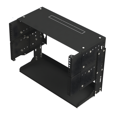 Rack Abierto de Pared / 19 Pulgadas / 5 Unidades de Rack / Profundidad Ajustable 8 a 12 Pulgadas (203.2 a 304.8 mm) / Carga Máxima 36 kg
