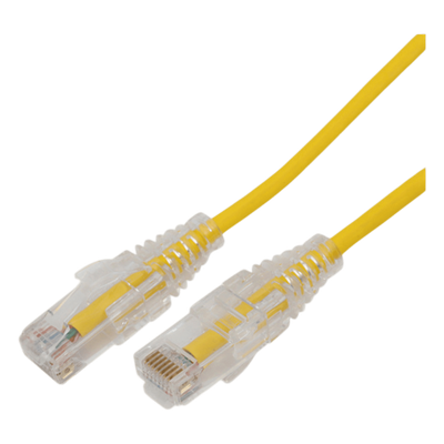 Cable de Parcheo Slim UTP / Cat6A / 0.5 m (1.64 ft) / 28 AWG / RJ45