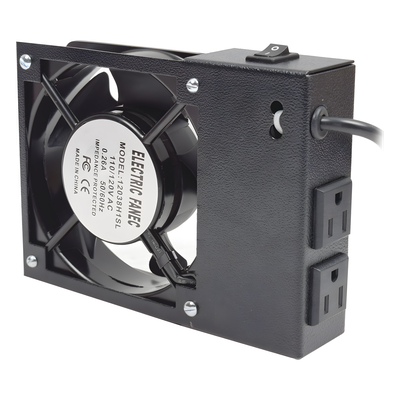 Ventilador para Gabinete de Pared / 110 VCA / 38 CFM / 2 Tomas de Corriente / 171x41x127 mm / 6.7×1.6×5.0 pulgadas