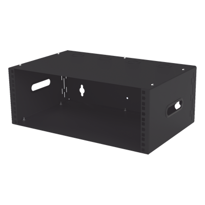 Gabinete de Pared para Redes / 4U / Profundidad 250 mm (9.8 in) / Acero Galvanizado Calibre 20 / Montaje Compacto