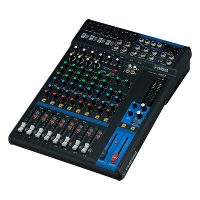 Mezcladora de Audio Analógica / 12 Canales / 6 Entradas Micrófono-Línea / 2 Buses de Grupo / Preamplificadores D-PRE / Compresores de 1 Mando