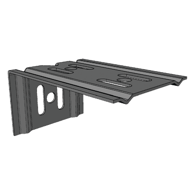 Ménsula para Malla / Charola 100 mm / Montaje en Pared / Acabado Electrozinc / Cargas Ligeras