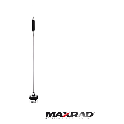 Antena Móvil UHF / Rango 490-512 MHz / Ganancia 5 dB / Potencia 200 W / Longitud 81 cm (32 in) / Montura NMO 3/4