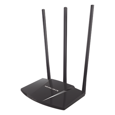 Router Inalámbrico N / 300 Mbps / 3 Antenas 7 dBi / 1 Puerto WAN 10/100 / 3 Puertos LAN 10/100 / Chip PA 2x Potencia