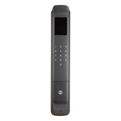 Cerradura Digital / Reconocimiento Facial 3D / Sensor de Huella con IA / 100 Huellas / 100 Tarjetas MIFARE / IP54 / Aleación de Aluminio