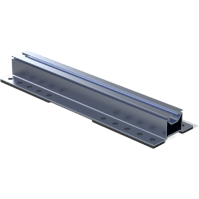 Riel de Montaje Solar / S Rail 28 / Aluminio Serie 6000 / Protección EPDM / 280 mm / 235 g