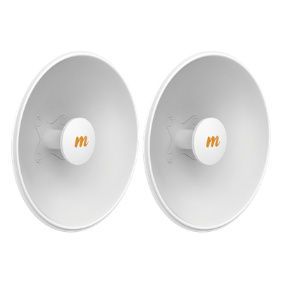 Antena Modular Dual Slant / Ganancia Ajustable 8-25 dBi / Frecuencia 4.9-6.4 GHz / Apertura 8° / Aluminio Fundido / 42.9 cm (16.9 in) Diámetro