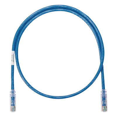 Cable de Parcheo UTP / Cat 5e / Clase D / 0.3 m (1 ft) / 24 AWG / RJ45 / Azul