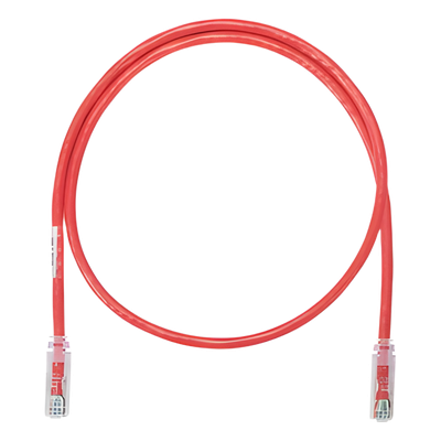 Cable de Parcheo UTP / Categoría 6 / 3 m (9.84 ft) / 24 AWG / Clasificación CM / PoE / Rojo
