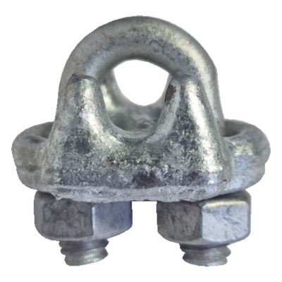 Nudo Perro Abrazadera / Acero Forjado / Cable 5/16″ / Galvanizado en Caliente / Torque 50 N.m