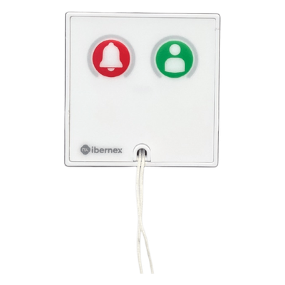 Módulo Asistencial de Empotrar / IP67 / Tirador Omnidireccional / RS485 / LED Alarma y Presencia / Botón Cancelación / ABS Antimicrobiano