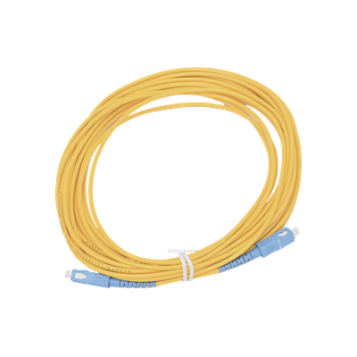 Jumper de Fibra Óptica / Monomodo G.652D / SC/UPC-SC/UPC / Simplex / 10 m (32.81 pies) / Forro 3 mm