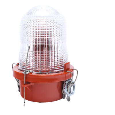 Luz de Obstáculo / FAA Tipo L-810 / LED Rojo e Infrarrojo / Baja Intensidad 32.5 cd / Cobertura 360° / Haz Vertical 10° / IP65
