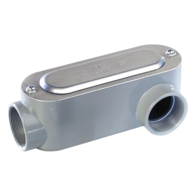 Caja de Conexión Ovalada / Rosca NPT 1 1/4″ (31.8 mm) / Volumen 512.6 cm³ / Aluminio Diecast / Hermética al Agua / UL y CSA