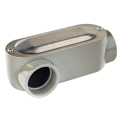 Caja de Registro Ovalada / Roscada NPT 1/2″ (12.7 mm) / Aluminio Diecast / Hermética / UL y CSA