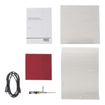 Kit de Instalación y Alineación / Detección Óptica de Humo / Doble Longitud de Onda / Áreas Abiertas / Compatibilidad OSI10, OSI45, OSI90